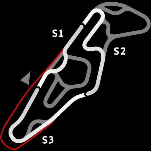 Map of Interlagos Kart Three