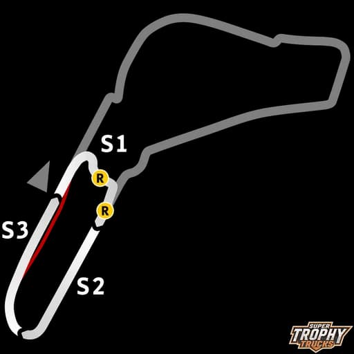 Karte von Monza STT
