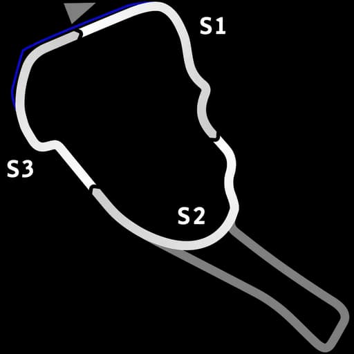 Karte von Road Atlanta 2005 Short